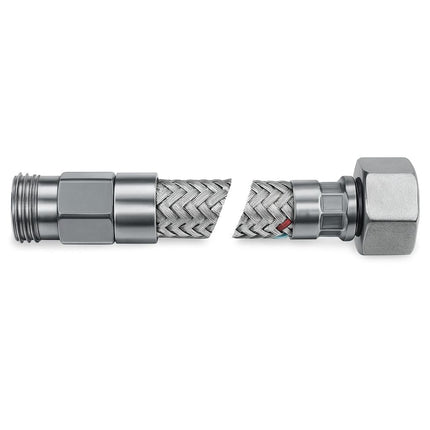 Flessibile Idraulico Flexcore PTFE Ø3/8″×1/2″ – Connessione Super Resistente L300mm | Anti-Schiacciamento, Installazione Facile