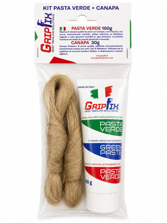 Kit Pasta Verde E Canapa