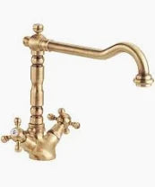 Eurorama - Monoforo Lavello Canna Girevole - Serie: Orient - Colore: Bronzato