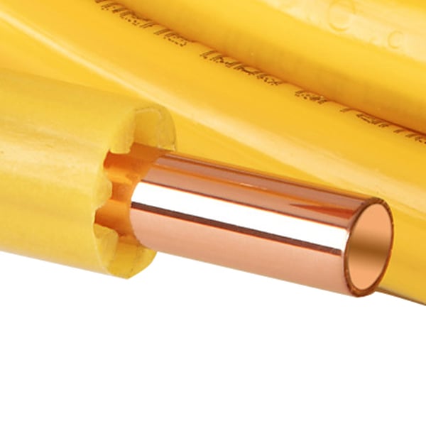 Tubo rame rivestito 373 ø18 per gas - 50 metri