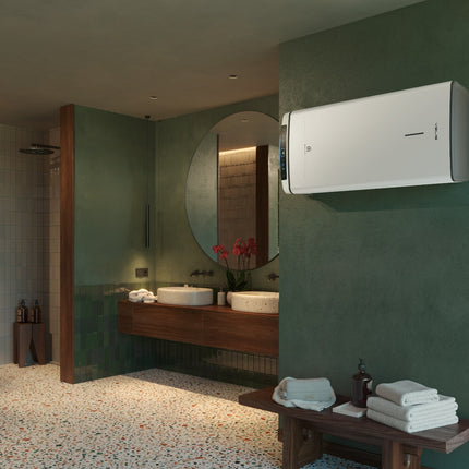 Ariston - Scaldacqua elettrico super sottile 100 litri con wifi incluso - Modello: Velis Pro Dry Wifi