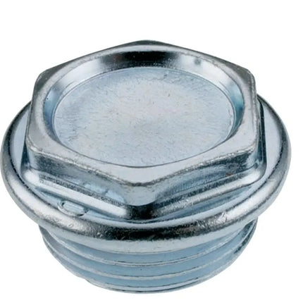 Tappo Zincato Da 1" 1/4 Per Radiatore - Sinistro