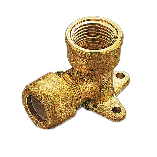 Gomito Con Base 1/2" Ø12 Per Rame Con Ogiva In Teflon