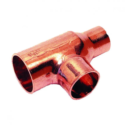 Tee Ridotta Ø14-12-14 Rame A Saldare
