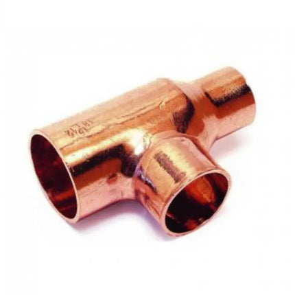 Tee Ridotta Ø28-18-28 Rame A Saldare
