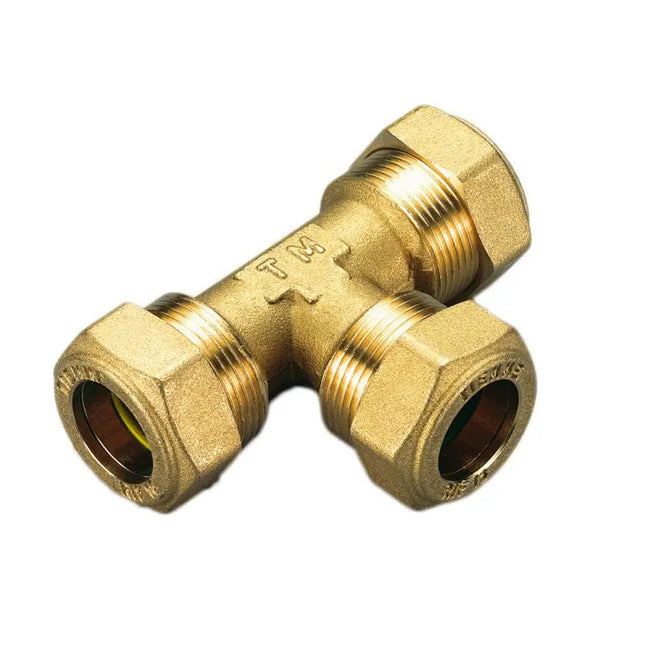 Tee 3 Dadi 1/2" Ø14 Per Rame Gas