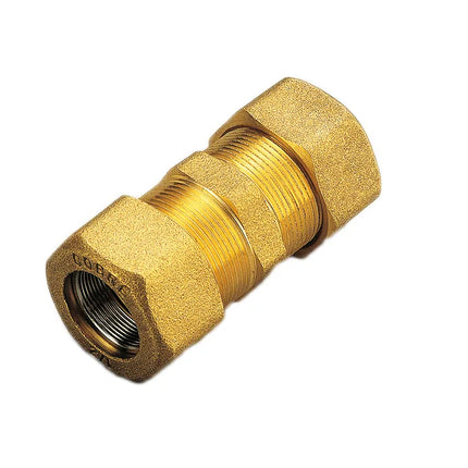 Tiemme - Bisgiunto Doppio da 1" 1/4 in Ottone Giallo Art. 1591