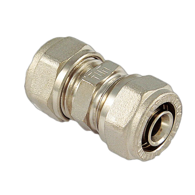 Niples/Raccordo Diritto Doppio Ø26 Multistrato A Stringere Completo Di Kit