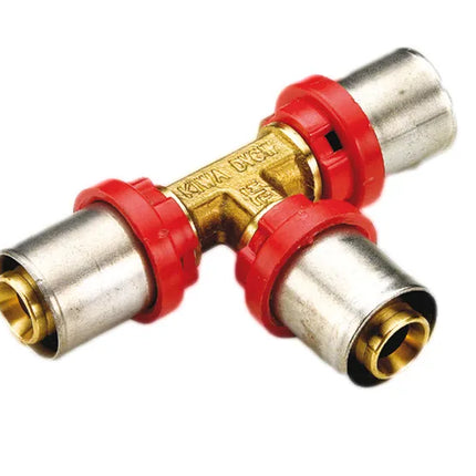 Tiemme - Raccordo A Tee Ridotto Ø20X26X20 Multistrato A Pressare Acqua