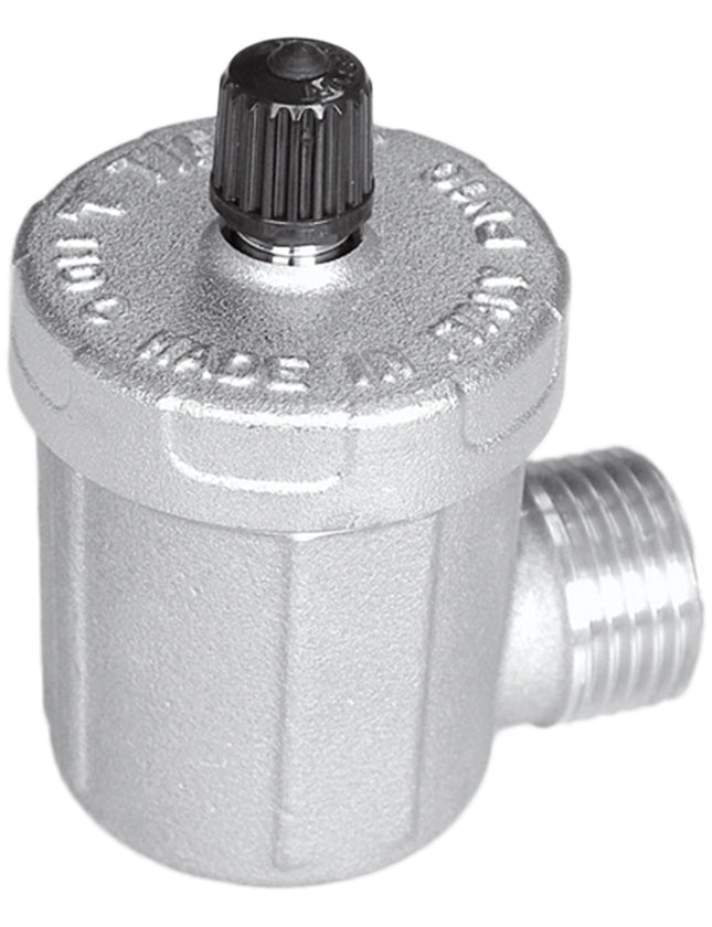 Tiemme - valvola automatica di sfogo aria 1/2" con attacco orizzontale