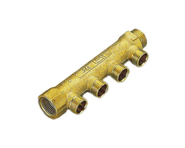 Tiemme - Collettore Riscaldamento 3/4" 2 Vie Da 1/2" A Flauto