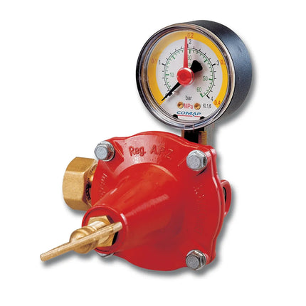 Regolatore Gas 12 Kg Con Manometro Alta Pressione
