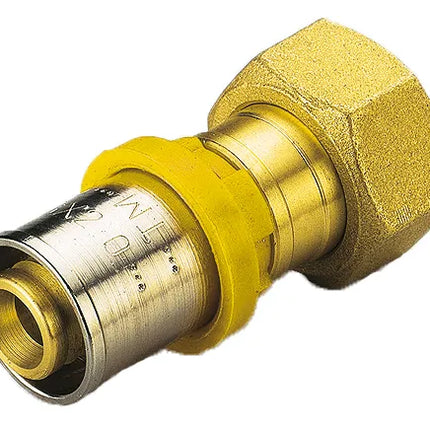 Niples Femmina Con Girello 1/2" Ø20 A Pressare Gas