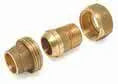 Niples Maschio Con Bocchettone 3/4" Ø22 Rame A Saldare