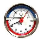 Caleffi - Termomanometro Ø80 Attacco Posteriore 1/2