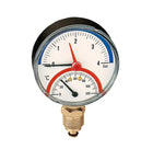 Caleffi - Termomanometro Ø80 Attacco Radiale 1/2