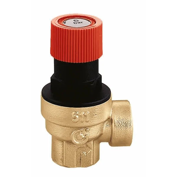 Caleffi - Valvola Di Sicurezza Ordinaria Femmina/Femmina 1/2" - 1,5 Bar Art. 513415