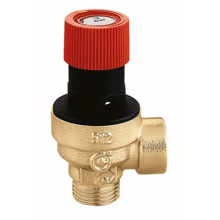 Caleffi - Valvola Di Sicurezza Ordinaria Maschio/Femmina 1/2" - 8 Bar Art. 514480