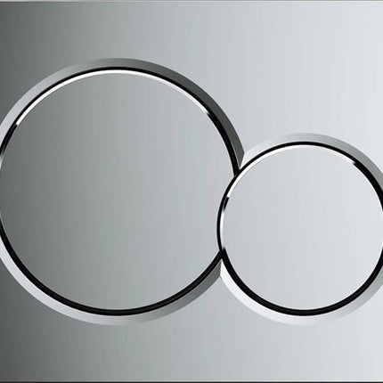 Geberit - Placca Di Comando 2 Pulsanti Sigma01 - Colore: Cromo Lucido