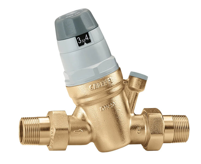 Caleffi - Riduttore Di Pressione 1/2" Con Manometro E Cartuccia Monoblocco Estraibile Art. 535041
