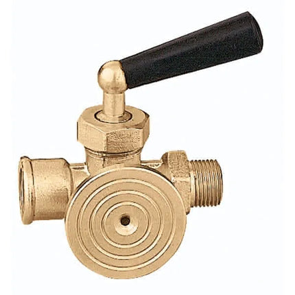 Caleffi - Rubinetto Manometro 1/2" A Tre Vie Inail Art. 690400