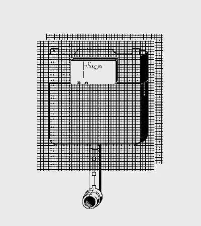 Viega - Cassetta Ad Incasso Monoslim 9 Litri 8308.1