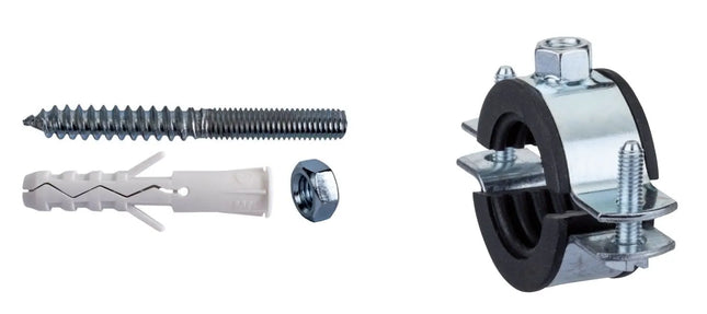 Collare 4" Zincato Con Guarnizione - Modello: 833-G