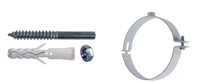 Collare Ø100 Verniciato Bianco - Modello: 880