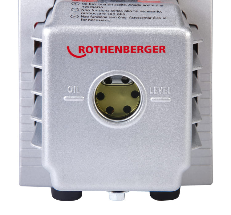Rothenberger - Pompa Per Vuoto bistadio ROAIRVAC 1.5 42 L/min Con Vacuometro