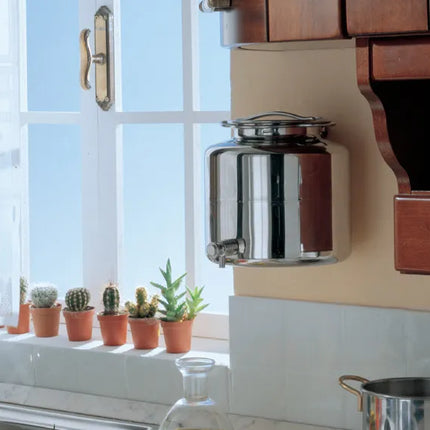 Cordivari - Anforella 5 Litri Contenitore Per Olio In Acciaio Inox 18/10