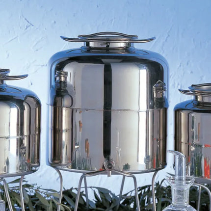 Cordivari - Anforella 5 Litri Contenitore Per Olio In Acciaio Inox 18/10