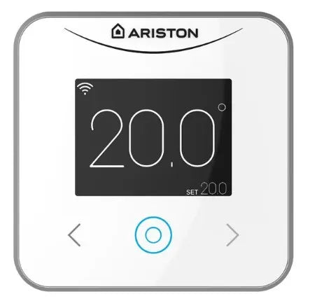 Ariston - Termostato Ambiente Wi-Fi Ad Interfaccia Touch Cube S Net - Colore: Bianco