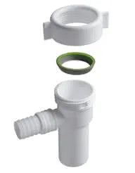 Bonomini - Attacco Lavatrice Universale Con Ghiera 11/4" Ø32 - Articolo: 1822Ar54B0