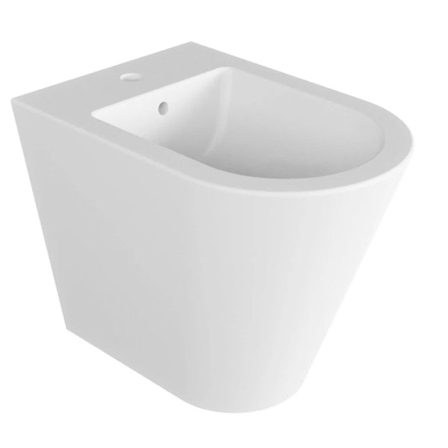 Azzurra - Bidet Filo Parete Porcellana Bianco - Serie: Forma