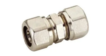 Niples/Raccordo Diritto Doppio Ø26 Multistrato A Stringere Completo Di Kit