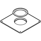 Geberit - Bordo Piatto In Rame Stagnato 25x25 Cm Per Sifone A Pavimento