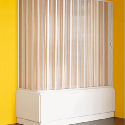 Forte - Box vasca angolare riducibile apertura laterale a soffietto 170x70 cm altezza 150 cm - Serie Colibrì Plus Alfa