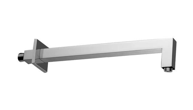 Paffoni - Braccio Doccia Quadro Lunghezza 400 Mm Con Rosone