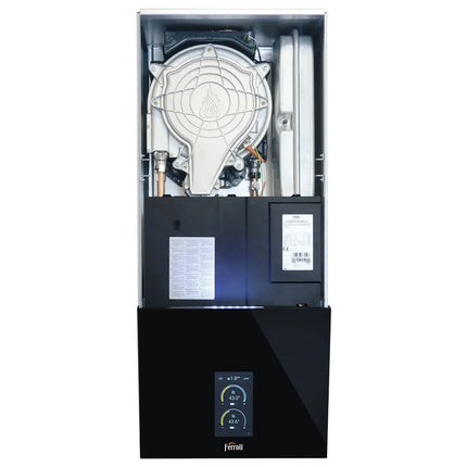 Ferroli - Bluehelix Maxima 28 C Caldaia Murale A Condensazione Metano/Gpl Con Kit Fumi Wi-Fi Classe A + Comando Remoto Connect