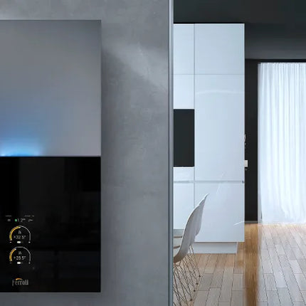 Ferroli - Bluehelix Maxima 28 C Caldaia Murale A Condensazione Metano/Gpl Con Kit Fumi Wi-Fi Classe A + Comando Remoto Connect