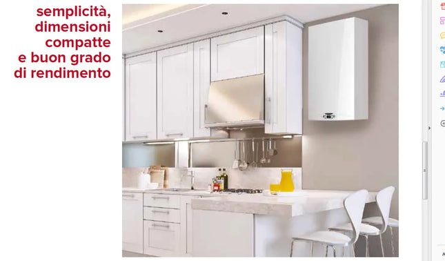 Ariston - Hs Premium Eu 30 Caldaia A Condensazione Per Interno/Esterno A Tiraggio Forzato 30 Kw Alimentazione Metano Con Kit Fumi (Caldaia E Kit Fumi) - Articolo: 3301326