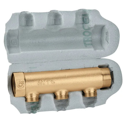 Caleffi - Collettore Semplice Componibile 11/4" 2 Uscite Per Impianti Di Condizionamento
