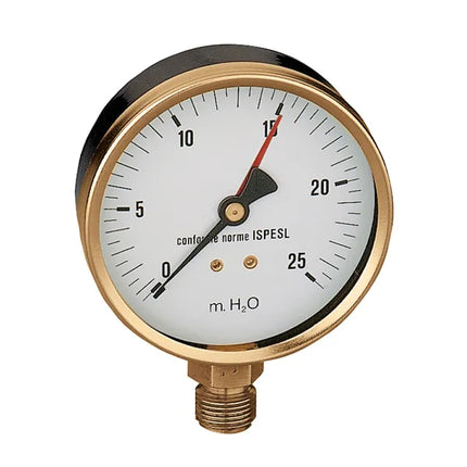 Caleffi - Idrometro Ø80 Mm 0-25 Attacco Radiale 1/2"