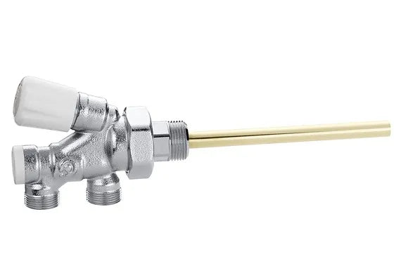 Caleffi - Valvola Termo 3/4" Per Comandi Termostatici Ed Elettrotermici Per Impianto Monotubo, Trasformabile Per Impianto Bitubo