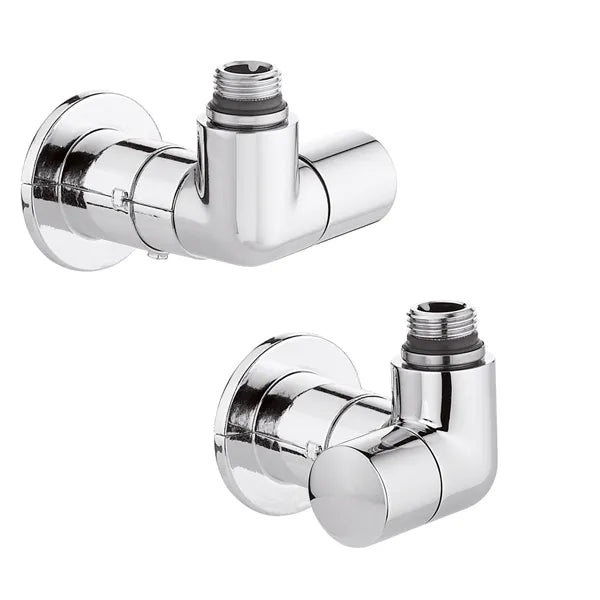 Caleffi - Valvola Termo + Detentore 1/2" - Versione: Sinistra - Colore: Cromo