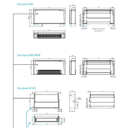 Sabiana - Ventilconvettore Ambienti Residenziali, Hotel E Uffici - Modello: Carisma CRC 33 MV