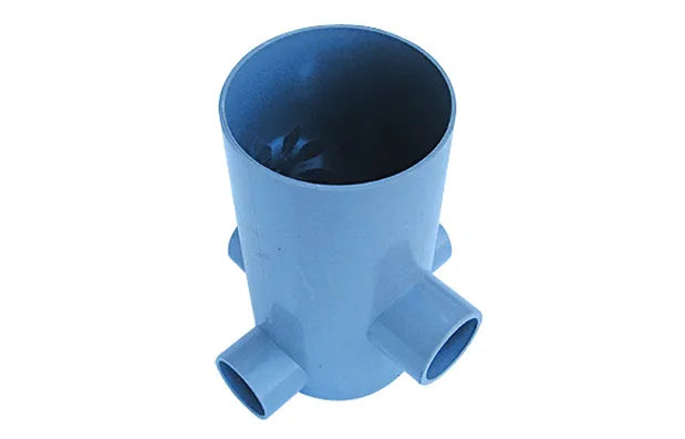 Pozzetto Basso Ø40 4 Vie Ad Incollaggio Con Tappo