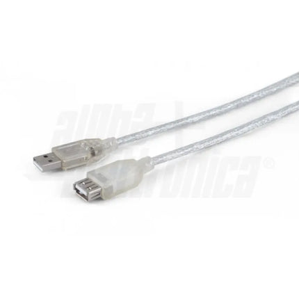 Cavo Da Spina Usb Tipo "A" 1,8 Mt - Trasparente