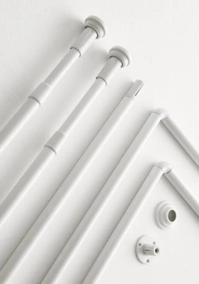 Gedy - Bastone Doccia 80X80 Cm Bianco