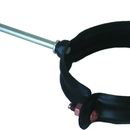 Ati - Collare Di Fissaggio Ø80 Per Tubo Inox Nero